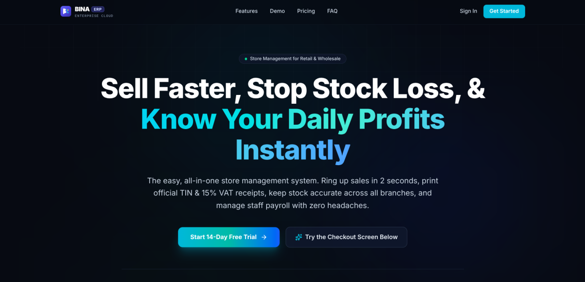 Bina erp preview